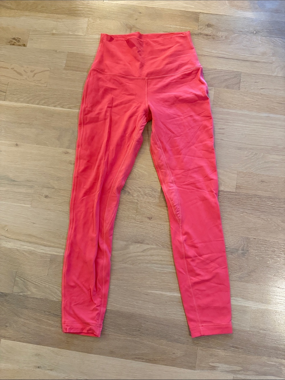 lululemon athletica Bright Coral Leggings 25”